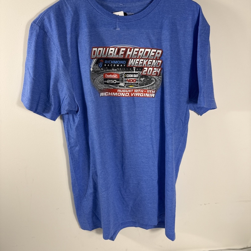 Richmond Raceway Doubleheader Race Weekend 2024 T-Shirt Sz‎ M
